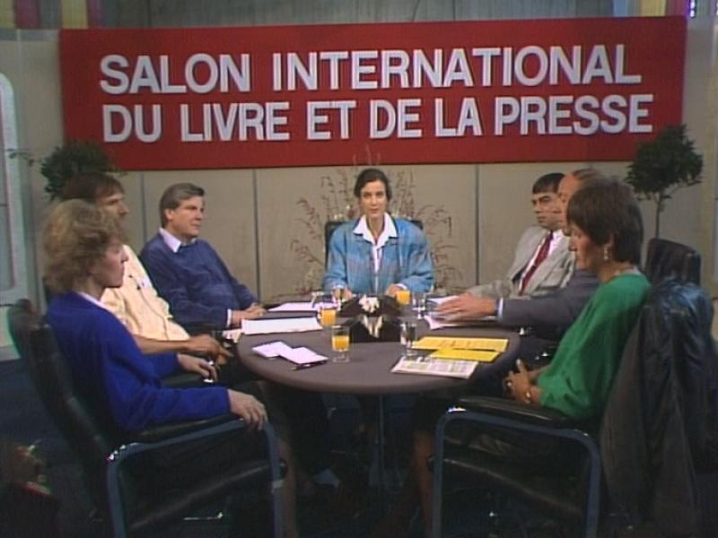 Le 1er Salon du Livre à Genève, 1987. [RTS]