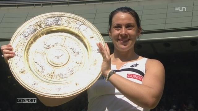 Tennis-  Wimbledon: la française Marion Bartoli remporte la finale du tournoi face à Sabine Lisicki (ALL)
