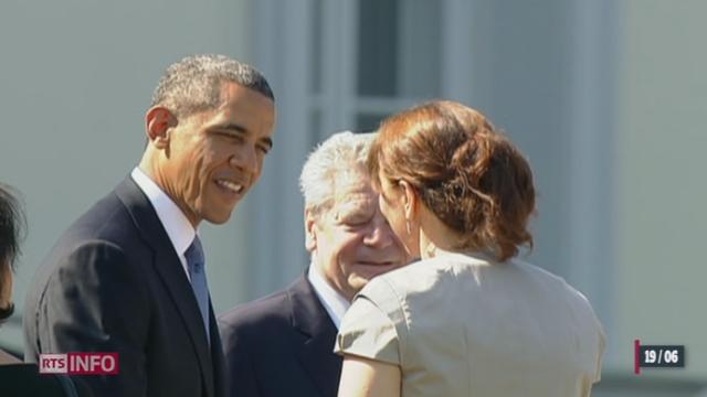 Barack Obama est en visite à Berlin