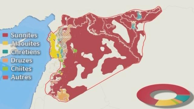 Syrie décryptage cartographique