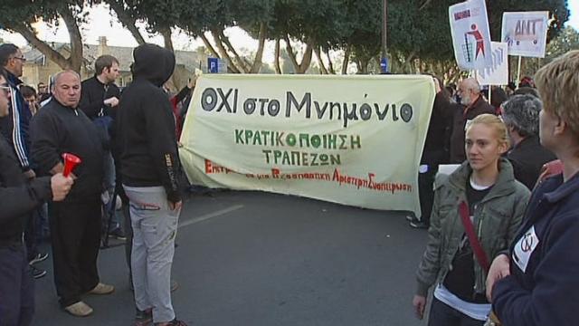 Manifestation à Nicosie