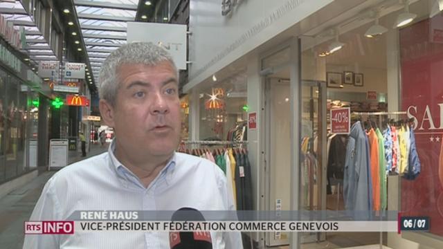 Genève: la ville veut faire éteindre les façades des commerces à une heure du matin