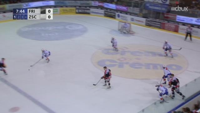 Hockey / Championnat de LNA (45ej.):Fribourg-Gottéron - Zurich (4-1) + itw. Adam Hasani (Fribourg-Gottéron)
