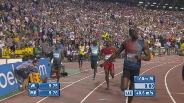 Ligue de Diamant. 100 m: 9''80 pour Usain Bolt