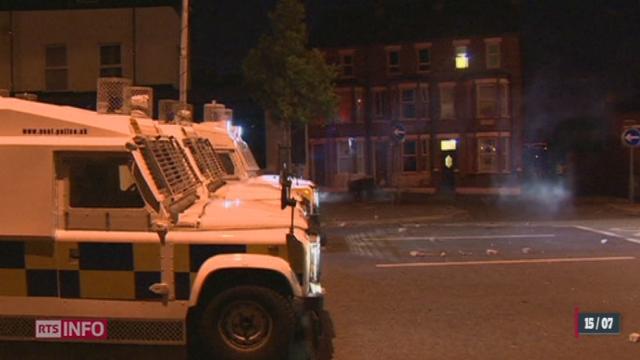 Irlande: une 3ème nuit de violence consécutive a eu lieu à Belfast