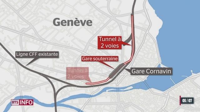 Genève: la gare Cornavin s'étendra sous terre