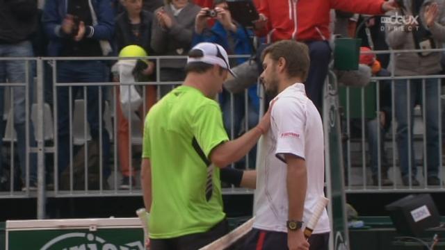 2e tour, Wawrinka - Zeballos (6-2, 7-6, 6-4): victoire de Wawrinka, avec presque 24 heures de retard