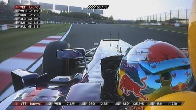 Victoire pour Vettel qui s’impose devant Webber (2e) et Grosjean (3e)