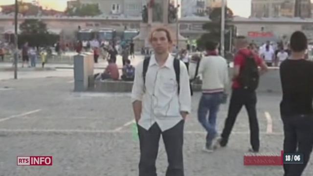 L'homme à l’arrêt devient la figure du mouvement turc à la place Taksim d'Istanbul