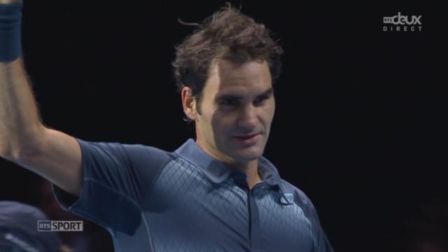 Round Robin. Roger Federer (SUI) – Richard Gasquet (FRA) (6-4 6-3). Gasquet cède à la 6e balle de match