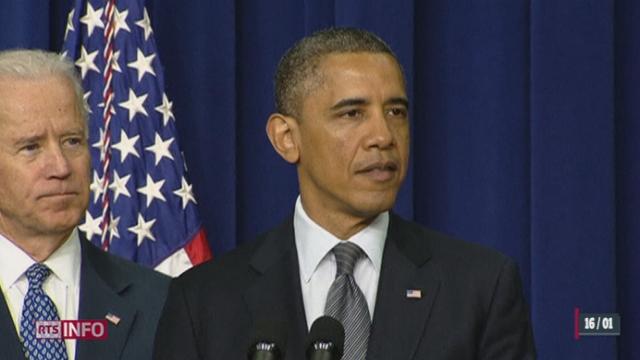 Barack Obama dévoile son plan contre les violences avec armes à feu