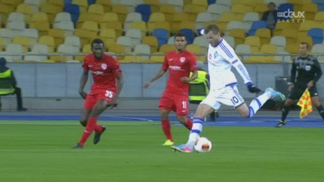 (3e j) Dynamo Kiev - FC Thoune (1-0). 34e minute: ouverture du score de Yarmolenko