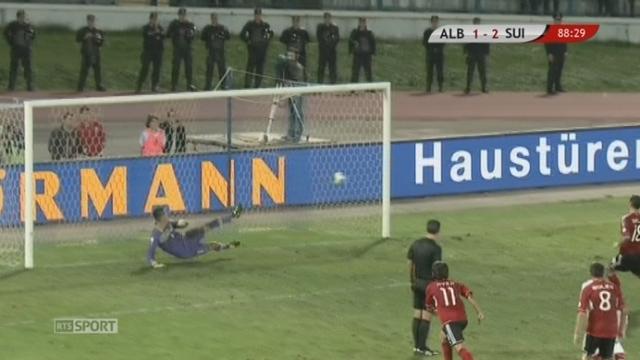 Albanie - Suisse (1-2): faute de Benaglio et penalty transformé par Salihi