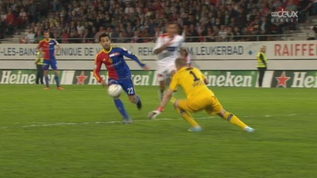 ½-Finales. FC Sion – FC Bâle.  86e minute: Valentin Stocker sert le 0-2 à  Mohamed Salah qui manque l’immanquable. Toujours 0-1