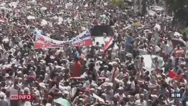 Des milliers de manifestants protestent contre la répression brutale de leur mouvement en Égypte