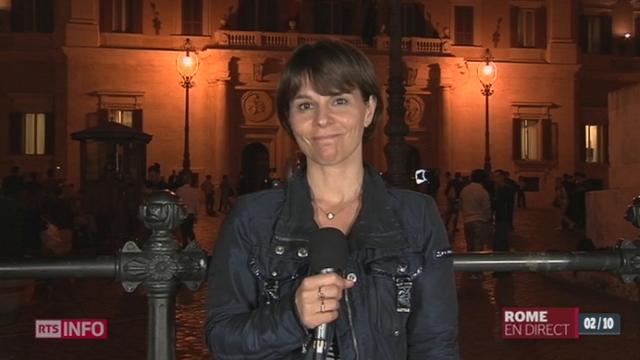 Vote de confiance du Sénat italien: les précisions de Valérie Dupont, depuis Rome
