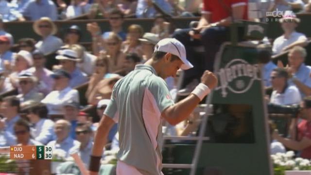 ½, Djokovic - Nadal (4-6, 6-3): Djokovik revient à un set partout