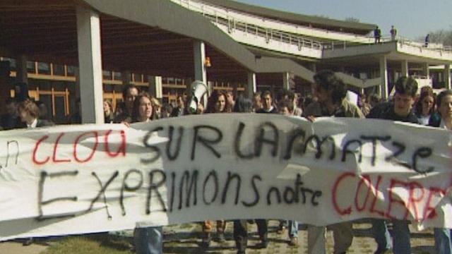 Grève à l'UNIL