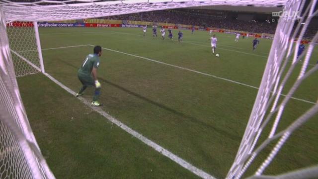 Gr. A. Italie - Japon (0-1): le Japon ouvre le score sur pénalty à la 21e minute par Honda