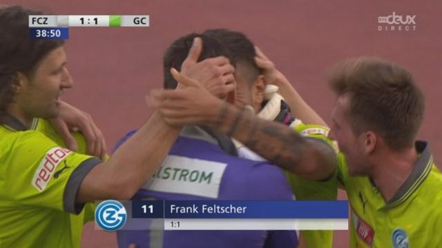 ½-Finales. FC Zurich – Grasshopper Club (1-1). 39e minute: malheureux sur le but du FCZ, Frank Feltscher se rachète en égalisant pour GC sur un service parfait de Hajrovic