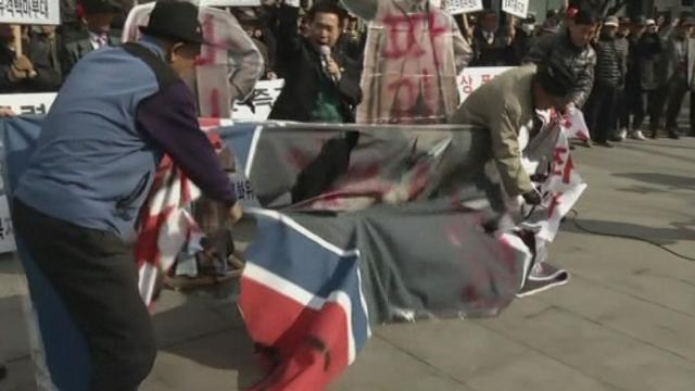 Sud-coréens prêts à en découdre avec Pyongyang