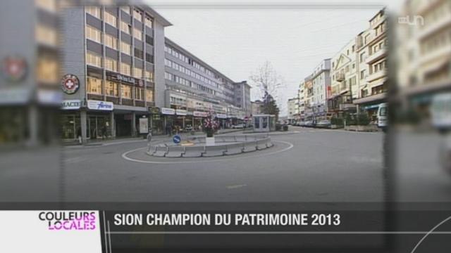 La ville de Sion a remporté le prix Wakker 2013