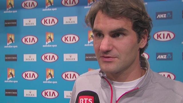 Interview exclusive de Federer suite à sa défaite.
