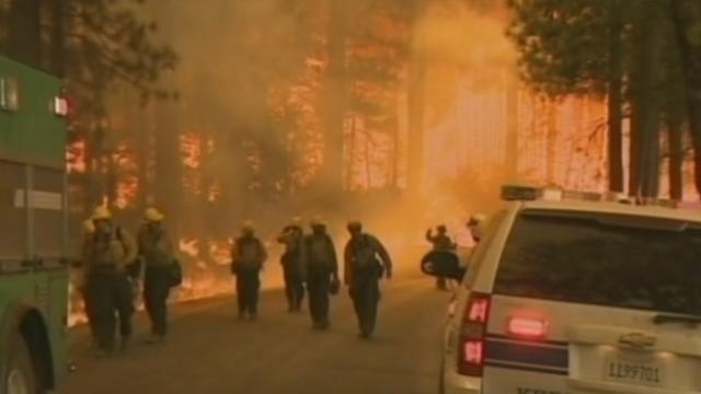 Feux de forêt impresionnants en Californie