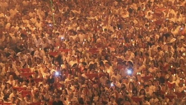 Fin des Fêtes de San Fermin en Espagne