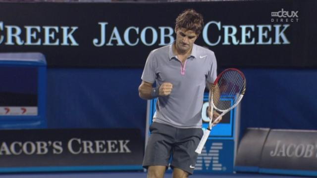 1/8e de finale Federer-Raonic (6-4, 7-6): tie-break pour Federer (7-4) malgré la belle résistance du Canadien