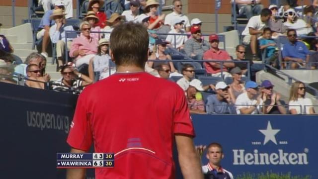 1/4 de finale, Wawrinka - Murray (6-4, 6-3): Wawrinka continue sur sa lancée et remporte cette 2ème manche avec la manière