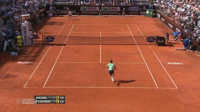 Tennis - Master de Rome: Federer s'est fait corriger par Nadal en finale (6-1 6-2)
