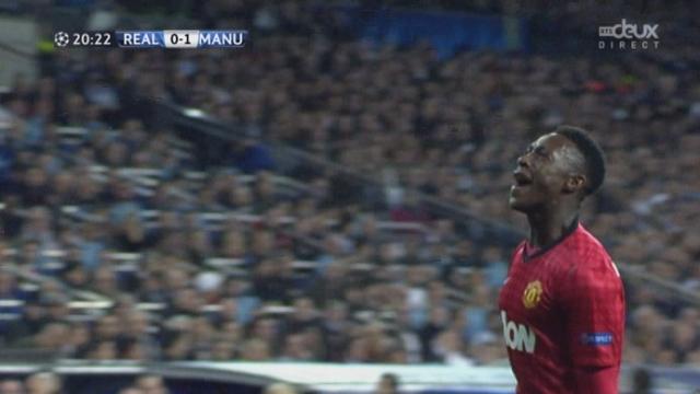 1/8e Aller. Real – Man. United (0-1): ouverture du score par Welbeck, qui trompe toute la défense madrilène