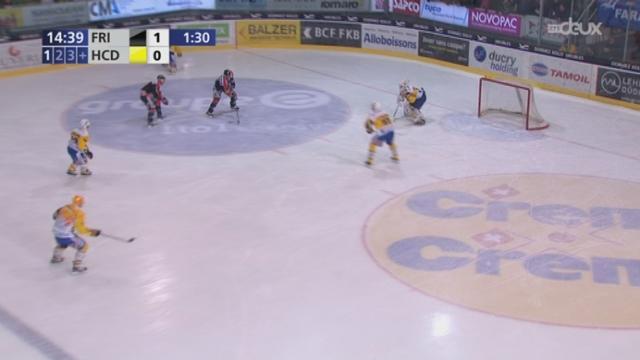 Hockey/Championnat de LNA (18e j.): Fribourg - Davos (3-1) + itw de Christian Dubé, attaquant de Fribourg