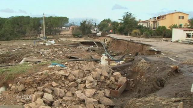 Scènes de désolation en Sardaigne