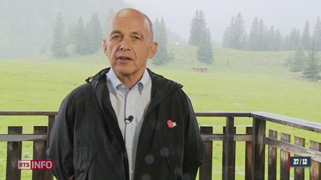 Ueli Maurer dresse le bilan de son année présidentielle