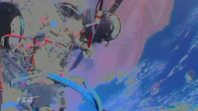 La torche olympique effectue une sortie dans l'espace