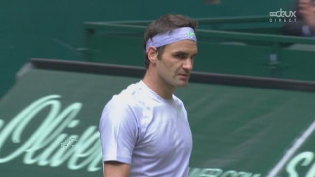 Finale: Roger Federer (SUI) - Mikhail Youzhny (RUS). 2e manche: le Suisse sert pour revenir à 1 set partout