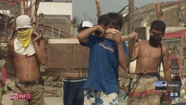 Typhon Haiyan: reportage dans la cité de Tacloban, l'une des plus touchées par la catastrophe