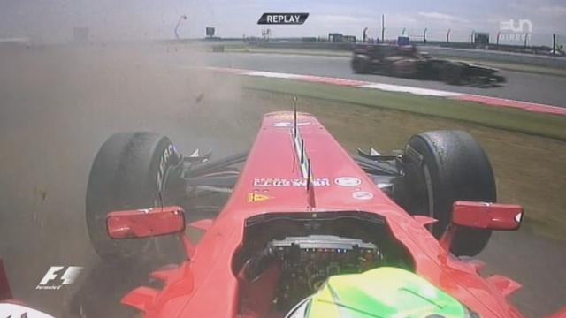 F1 GP de Grande-Bretagne: après Hamilton, Massa a aussi un problème avec son pneu