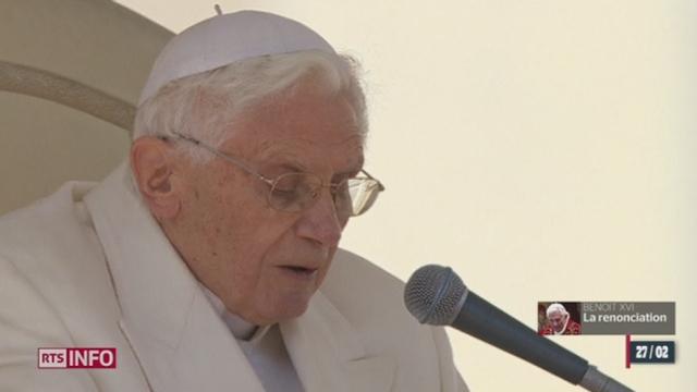 Benoît XVI a fait ses adieux aux fidèles lors de sa dernière messe