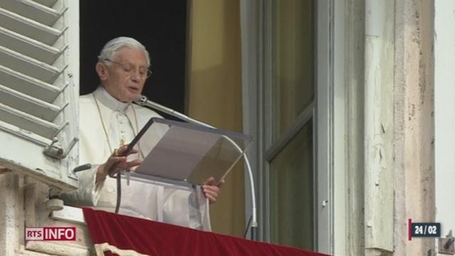 Le pape Benoît XVI prononce son dernier Angelus ce dimanche à Rome