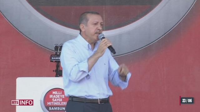 Turquie: le Premier ministre Erdogan brandit une nouvelle fois la thèse d'un complot de l'étranger