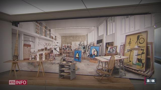 La Fondation de l'Hermitage à Lausanne expose des toiles de Miró