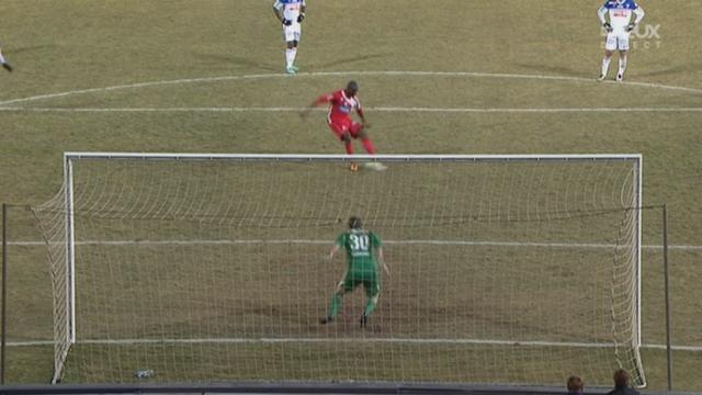 ¼ de finale FC Lausanne Sport - Sion (0-2): Ndjeng transforme le penalty avant le coup de sifflet final