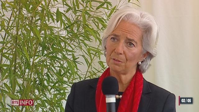 Christine Lagarde, directrice du FMI, s'est exprimée sur la crise et l'austérité qui secoue l'Europe