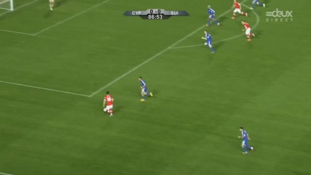 Nicosie. Chypre – Suisse (éliminatoire 2014). 87e minute: un contre chypriote. Yann Sommer fait ce qu’il faut. Et sur le contre suisse, nouvelle occasion gâchée !