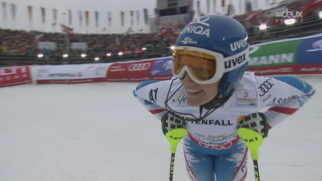 Slalom dames (1re manche): Marlies Schild (AUT), de retour après 58 jours seulement après une déchirure des ligmanets
