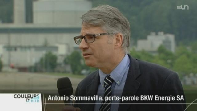 Centrale nucléaire de Muhlberg (BE): rencontre avec Antonio Sommavilla, porte-parole de BKW Energie SA