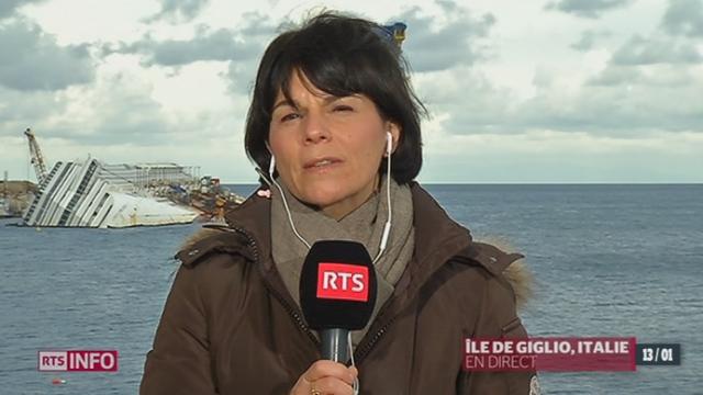 Un an du naufrage du Costa Concordia : les explications de Valérie Dupont, correspondante RTS en Italie